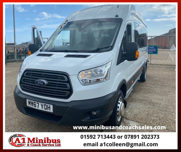 2017 White Ford Transit Wheelchair Accessible Minibus