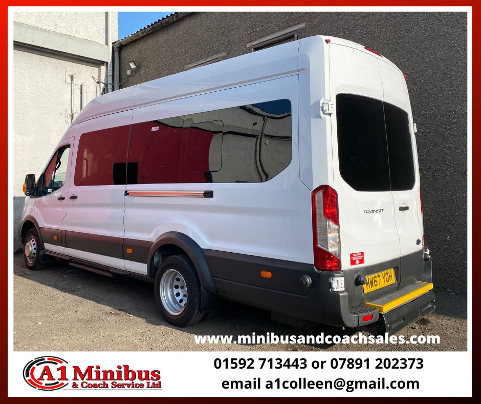 2017 White Ford Transit Wheelchair Accessible Minibus