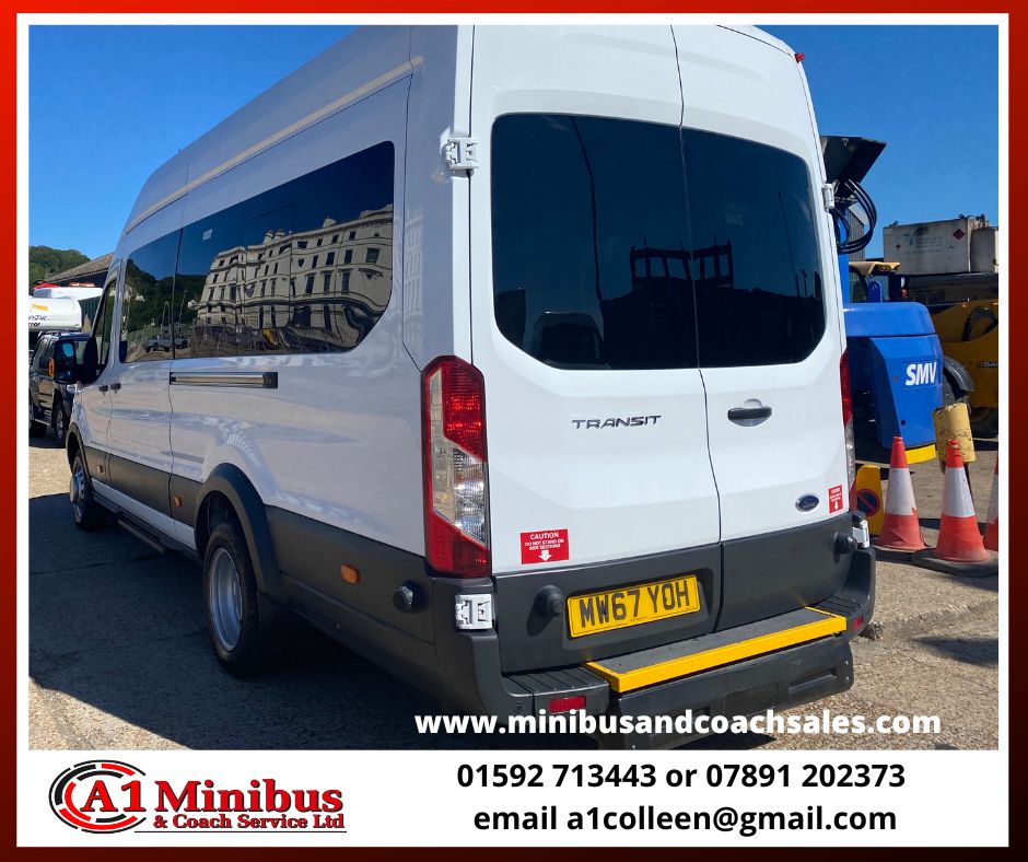 2017 White Ford Transit Wheelchair Accessible Minibus