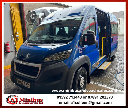 2017 Peugeot Boxer Wheelchair Accessible Minibus