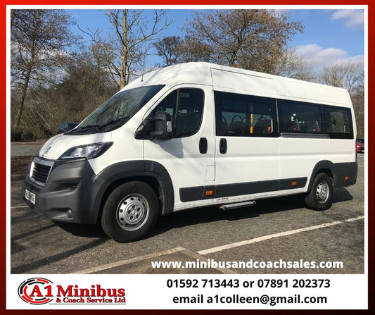 2015 Peugeot Boxer Wheelchair Accessible Minibus (White)